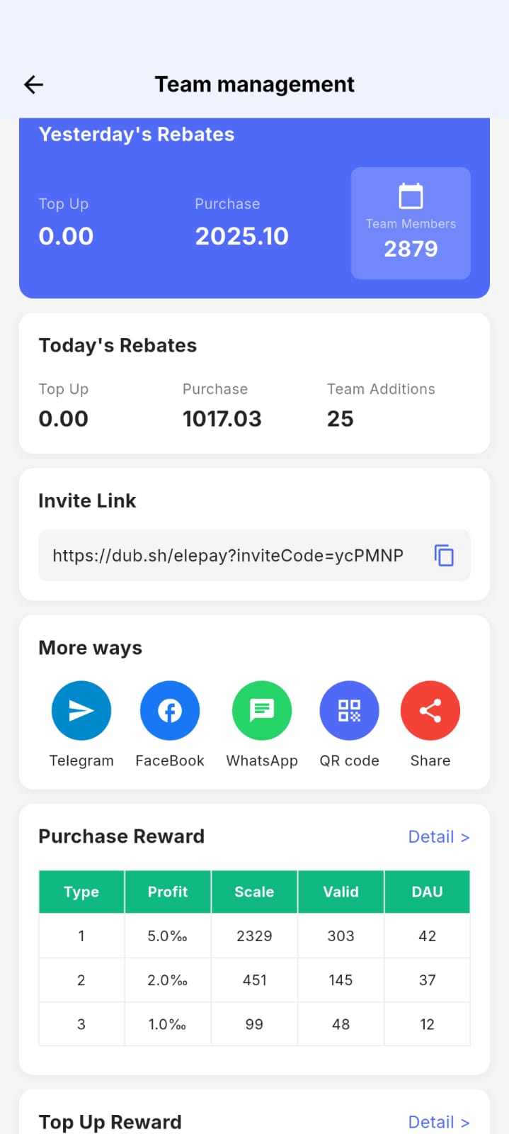 Elepay Income
